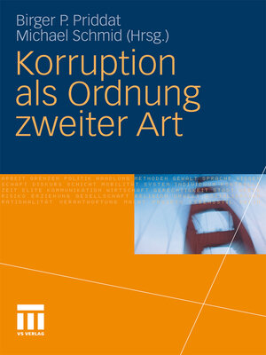 cover image of Korruption als Ordnung zweiter Art